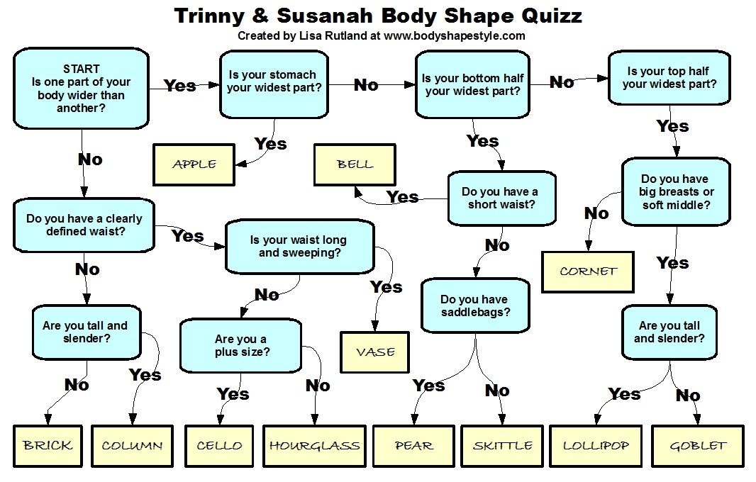 The 12 Shapes Of Trinny & Susannah